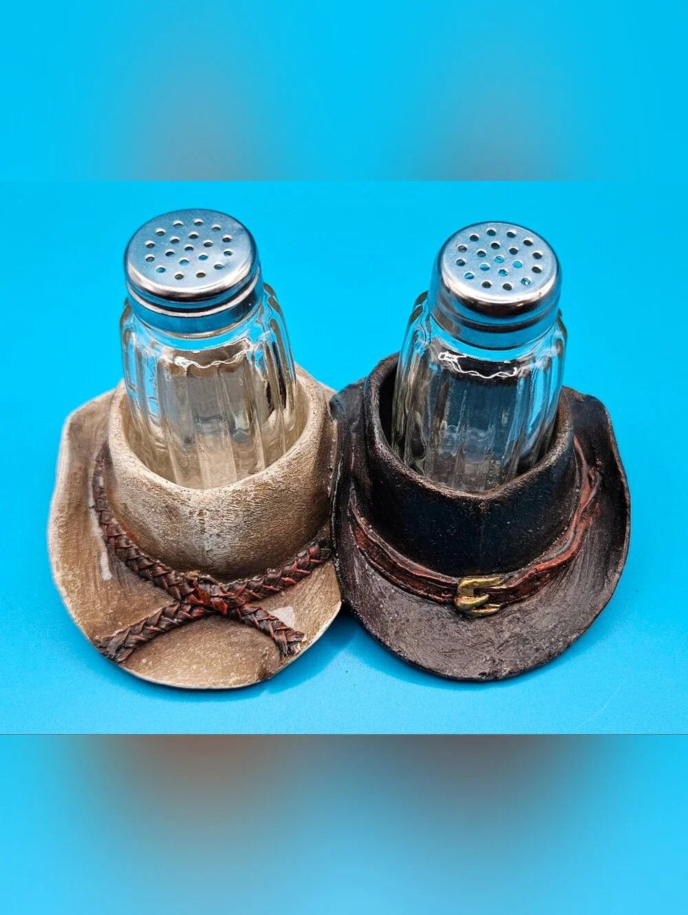 Cowboy Hat Salt & Pepper Shaker Set